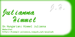 julianna himmel business card